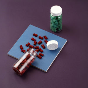 Gomas de Suplemento Personalizadas OEM, Gel de Aloe Vera de Curaçao, Pó Liofilizado, Polidextrose, Goma Vegana para Saúde - Product Image 5