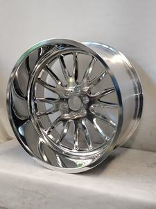 Bw Tùy Chỉnh Sang Trọng Siêu Duy Nhất Giả Mạo Hợp Kim Rộng Bánh Xe Màu Đen Và Máy Cho Xe Tải Ram Ford Gmc Hummer 22 24 26 Inch - Product Image 3