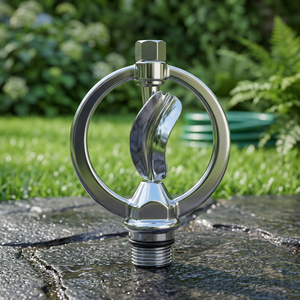 Aspersor de Metal de Forma Redonda con Engranaje de 360 Grados para Riego Agrícola, Fácil de Instalar - Product Image 2