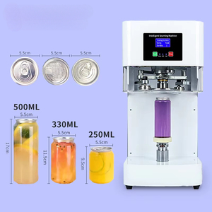 Nueva Máquina Selladora de Latas Fácil de Usar para Cafeterías y Tiendas de Té con Leche, Totalmente Automática, de Acero Inoxidable 304, Portátil - Product Image 2