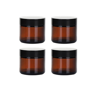 Nueva Crema de Noche Cosmética de Lujo para el Cuidado de la Piel, Color Ámbar Esmerilado Marrón, en Frasco de Vidrio de 30 g con Tapa de Madera - Product Image 4