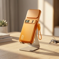 Cargador Portátil Inalámbrico Magnético de Carga Rápida de 10000 mAh con Logotipo Personalizado Gratuito, MOQ Ultrabajo, de Aleación de Aluminio con Soporte