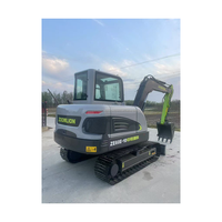 Excavatrice sur chenilles ZOOMLION ZE60E-10 utilisée en stock avec matériau élevé