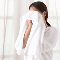 Nonwoven Disposable Large Size Compressed Bath Towel Travel-Friendly Compact Hotel-Grade Single-Use Hygiene Product