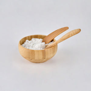 Bol mélangeur cosmétique en bambou écologique miniature en gros, petit bol mélangeur cosmétique personnalisé avec cuillère - Product Image 4