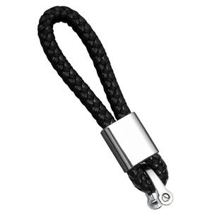 Hand Woven Leather Car Logo Brand KeyChain Detachable Metal Car Custom <b>Key</b> <b>Chain</b> - Product Image 6