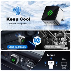 Adaptor Carplay nirkabel Mini 2 dalam 1, Adapter Carplay nirkabel Mini dan Draadloze Android Auto tipe c, kabel 2025 kecil USB untuk apple iphone mobil Ios 26 toyota - Product Image 3