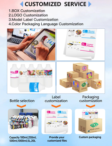 Encre eco solvant anti-colmatage résistante à la chaleur pour Mimaki Mutoh Roland pour machines d'impression de matériaux de bannière flexible en pvc - Product Image 2