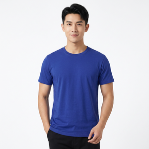 Camiseta Extra Grande para Hombre con Logotipo Personalizado, Manga Corta, Ropa de Verano, Fabricante OEM, Venta al Por Mayor, Proveedor de Exportación - Product Image 1