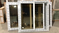 Fenêtre et Porte Coulissantes en PVC/UPVC de Haute Qualité pour Bureau, Intérieur ou Petit Sous-Sol