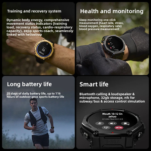 <span class=keywords><strong>Reloj</strong></span> Deportivo Inteligente Original <span class=keywords><strong>Amazfit</strong></span> Huami T-Rex3 <span class=keywords><strong>Pro</strong></span> de 48 mm con GPS de Doble Frecuencia, Posicionamiento, Navegación y Función de Buceo - Product Image 3