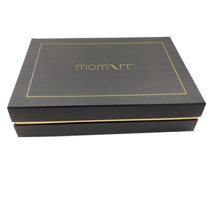 <span class=keywords><strong>Nero</strong></span> <span class=keywords><strong>e</strong></span> <span class=keywords><strong>Oro</strong></span> di Colore Regalo Scatole di Imballaggio per I Vestiti Logo Personalizzato - Product Image 5