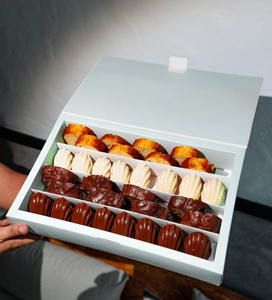 Boîte à bonbons <span class=keywords><strong>vide</strong></span> en carton magnétique personnalisée Eid Mubarak Divali, boîte cadeau Ramadan Kareem Diwali, boîte à dattes pour le Ramadan - Product Image 1