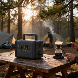 Station d'alimentation portable mini 200W 153.6Wh pour le camping en plein air, la maison, générateur solaire de secours, batterie LiFePo4, batterie de stockage d'énergie - Product Image 1