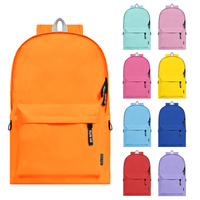 Sacs décontractés neufs grande capacité multifonctionnels simples pour étudiants du collège et du lycée en polyester imperméable