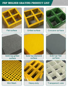 Plancher de passerelle en maille de plastique composite renforcé de fibre de verre de haute qualité - Product Image 3