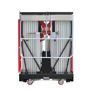 Portable Vertical Hydraulic <b>Ladder</b> Aluminum 4-16m Single Double Mast Man Lift <b>Small</b> - Product Image 1