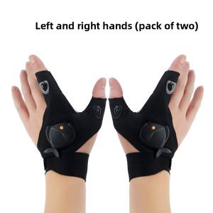 Nouvelle lampe de poche LED gants de pêche lumineux réparation d'urgence pêche de nuit gants d'éclairage doigt lumière <span class=keywords><strong>carpe</strong></span> - Product Image 6