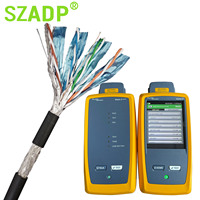 Kabel Ethernet Cat7/Cat8 Berkualitas Tinggi 1000mzh/2000mhz Lulus Uji Jaket PVC/LSZH Isolasi FPE Kabel LAN OEM