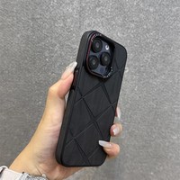 Étui de téléphone portable en cuir artificiel grain de bois étoile personnalisé housse de protection anti-chute tout compris avec bouton en métal
