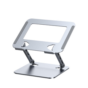 Elevador Ajustable Para Laptop, Soporte Giratorio De 360 Grados Con Soporte Para Teléfono, Plegable Para Escritorio, Ergonómico Para MacBook Y Todos Los Portátiles De Hasta 17.3 Pulgadas, Color Gris