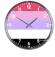 Horloges murales rondes arc-en-ciel Recipromantic, horloge silencieuse classique sans tic-tac, fonctionnant sur piles, pour le bureau, la maison, le salon