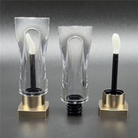 Tube de brillant à lèvres 3ml vide, design dentifrice, contenant en plastique pour fabricant OEM