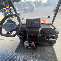 Voiturette de golf électrique à batterie lithium 72V 6 places pas chère en promotion