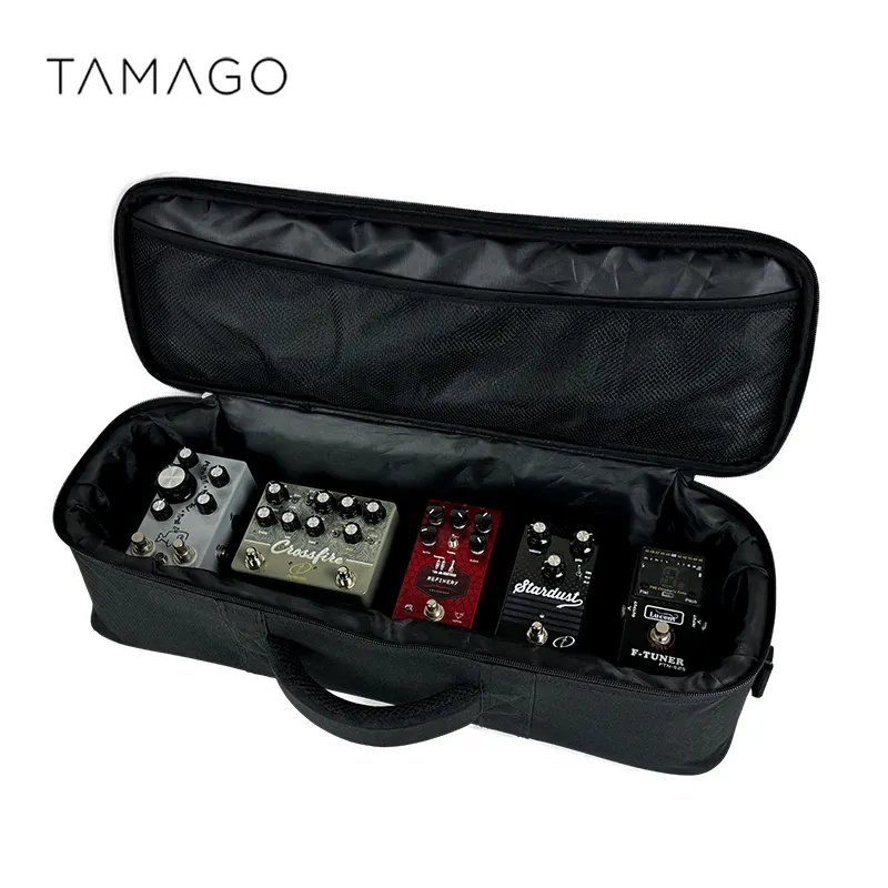 TAMAGO produttore Multi-effetto processore fornitore di energia custodie in alluminio pedaliera per chitarra con borsa porta accessori per chitarra