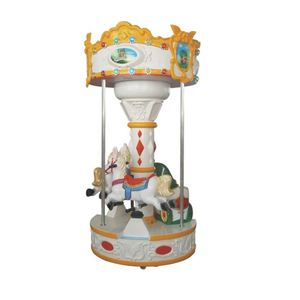 Manège pour enfants Yamoo Kiddie Rides, mini-carrousel à monnayeur, construction en fibre de verre et acier, utilisation extérieure/intérieure, centres commerciaux, maison, 3/6 places - Product Image 5