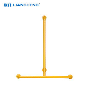 <span class=keywords><strong>Barre</strong></span> <span class=keywords><strong>d</strong></span>'appui murale antibactérienne <span class=keywords><strong>pour</strong></span> personnes handicapées avec kit <span class=keywords><strong>d</strong></span>'installation, <span class=keywords><strong>barre</strong></span> <span class=keywords><strong>d</strong></span>'appui avec support, type T inversé, main courante résidentielle - Product Image 1