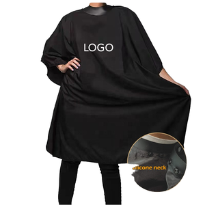 Capa de Barbero con Logotipo Personalizado, Capa de Corte de Pelo Transpirable y Antiadherente, Capa de Peluquero Impermeable de Poliéster - Product Image 1