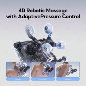 Fauteuil de massage robotisé électrique privé Shiatsu zéro gravité corps entier avec rails SL, fauteuil de massage AI avec capuche - Product Image 2