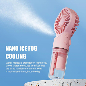 Wholesale Smart Home Products New Portable Handheld Fan USB Rechargeable Water-Cooled <b>Spray</b> Mini Speed - Product Image 5
