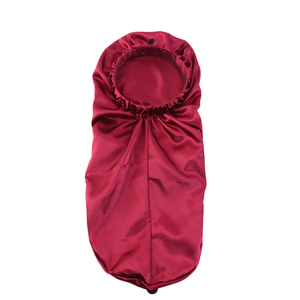 GTOP Vente en gros Logo personnalisé Long Bonnet en satin Bonnet de nuit avec bouton à haute élasticité Bonnet de soin des cheveux Bonnet de <span class=keywords><strong>chimio</strong></span> pour femmes - Product Image 5