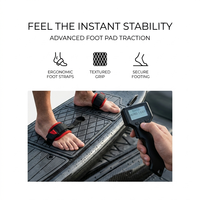 Planche de surf électrique puissante de 15 kW entièrement en fibre de carbone JF01 avec moteur JETFLY, vitesse de 65 km/h pour le surf en mer ouverte