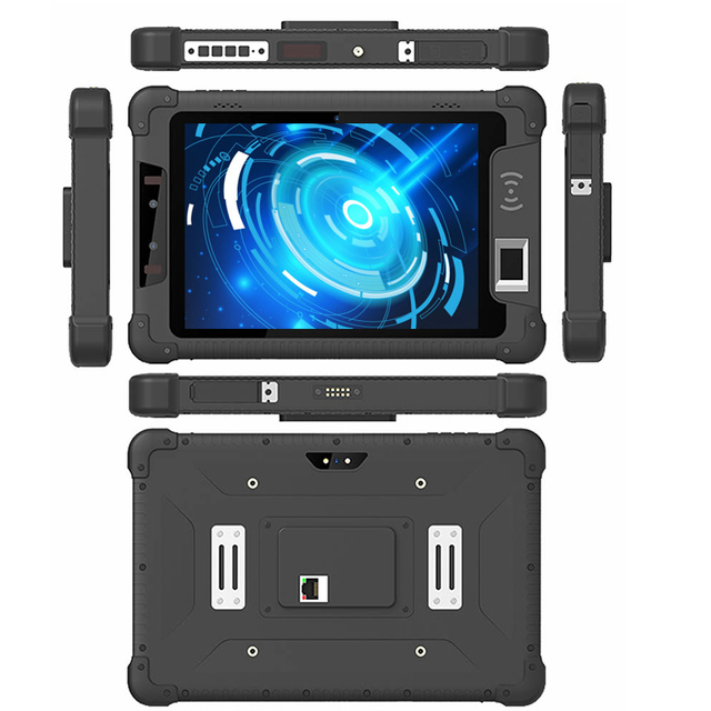 8inch And-roid 9 Tablet PC with 1920*1200 2+32GB Rugged Three Proof Tablet for Industrial Use