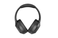 Penjualan laris headset ANC Headphone nirkabel Noise Canceling dengan lapisan karet dapat dilipat Headphone Hybrid