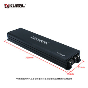 เครื่องขยายเสียงรถยนต์ Kuerl รุ่น K-1500.1D กำลังขับ 1500 วัตต์ โมโนแชนแนล ดิจิตอล สำหรับใช้ในรถยนต์ - Product Image 2