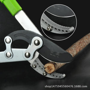 Cisailles de taille robustes Js, lame de 80 mm en acier Sk-5, tête large, structure papillon pour la coupe des branches - Product Image 1