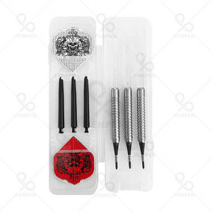 PENPEN Ensemble de fléchettes à pointe souple personnalisable durable de 3 pièces pour bar/club/jeu baril en acier inoxydable avec tiges en nylon <span class=keywords><strong>6</strong></span> pièces vol en PET - Product Image 6