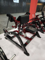 Máquina de curl de bíceps con placas de peso estilo martillo, equipo comercial de gimnasio para entrenamiento de bíceps y antebrazos