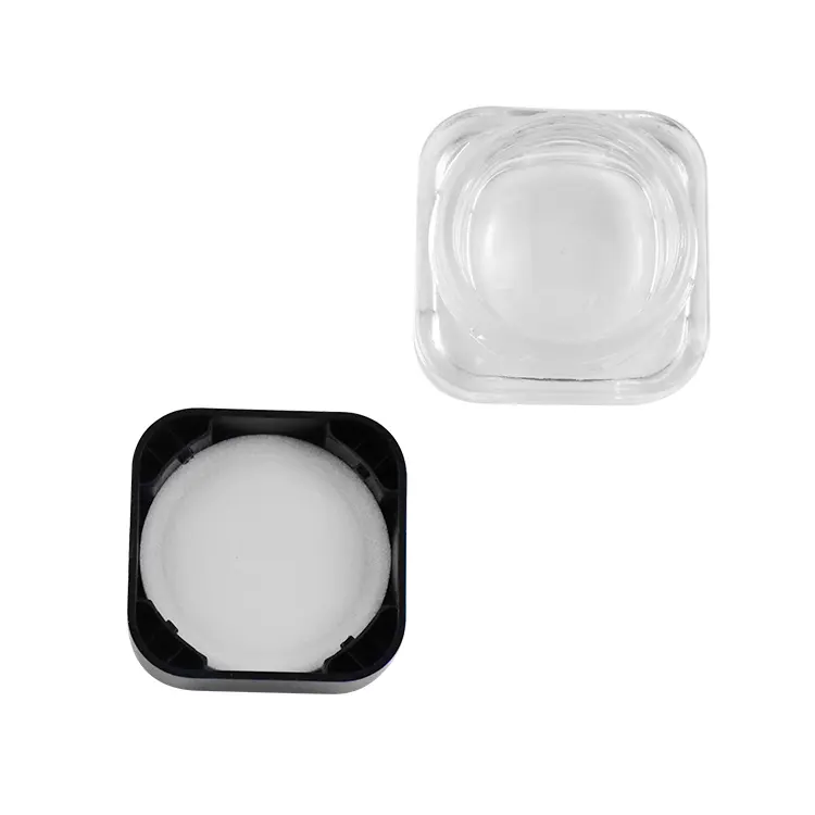 Glasbehälter 5ml Resistant Lid Jar riesige Lager schnelle Versand Konzentrat behälter für Extrakt Wachs flasche