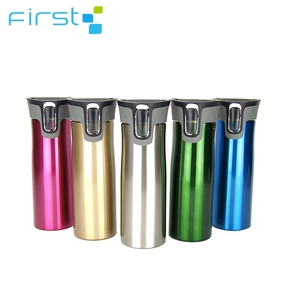 Negro mate botella de agua 500ml de doble pared de acero inoxidable aislado al vacío <span class=keywords><strong>contigo</strong></span> de viaje taza de café - Product Image 4