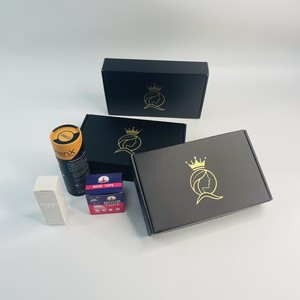 Boîtes d'expédition noires personnalisées avec logo de marque imprimé pour accessoires vestimentaires, emballages postaux en carton – Fournisseur d'usine - Product Image 5