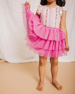 Vestiti su misura per bambini vestiti di bambù vestito di primavera all'ingrosso ragazza senza maniche - Product Image 3