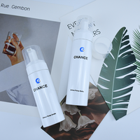 Bouteille en mousse PET vide de 50 ml et 100 ml, ronde, pour savon liquide et crème, avec pompe pulvérisatrice, emballage en plastique pour soins de la peau, bouteille cosmétique