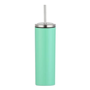 Gobelet droit grande capacité 600 ml avec couvercle à vis et paille - Product Image 1