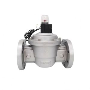 DN100 ท่อส่งก๊าซอุตสาหกรรมป้องกันการระเบิด โซลินอยด์วาล์ว สัญญาณเตือนการรั่วไหลของก๊าซ วาล์วปิดฉุกเฉิน - Product Image 1