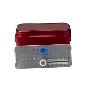Estuche de Aluminio para Piezas Dentales, Caja para Fresas, Estuche de Almacenamiento para Desinfección en Autoclave, para Accesorios de Blanqueamiento Dental - Product Image 2